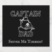 Captain Vater - Ghoful Galleon Bierflaschenetikett (Einzelnes Label)