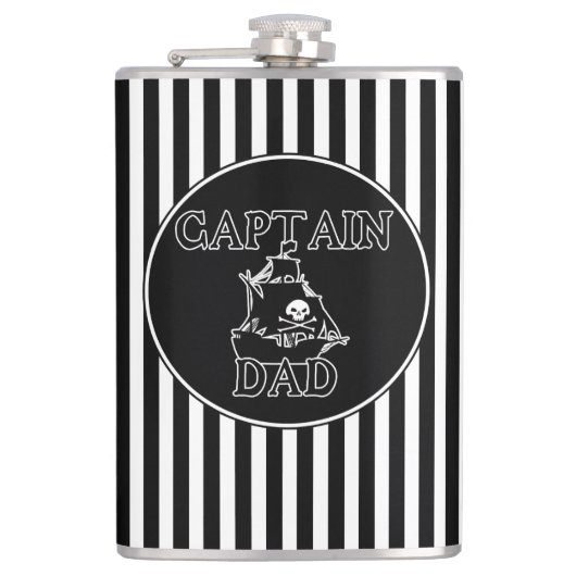 Captain Vater - Ghoful Galleon Flask Flachmann (Vorderseite)