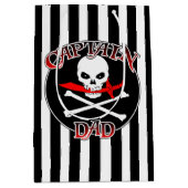 Captain Vater Gift Bag Mittlere Geschenktüte (Vorderseite)