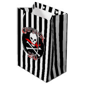 Captain Vater Gift Bag Mittlere Geschenktüte (Rückseite Schrägansicht)