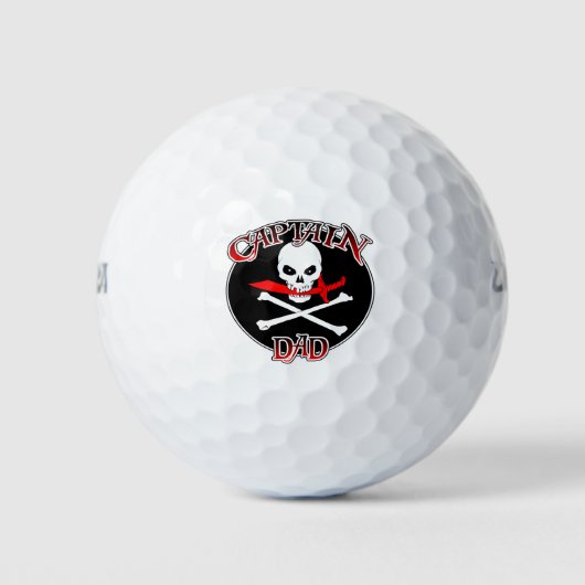 Captain Vater Golf Balls Golfball (Vorderseite)