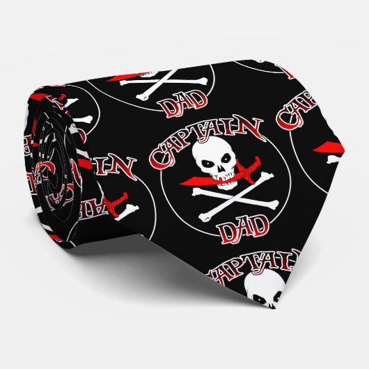 Captain Vater Krawatte (Gerollt)