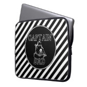 Captain Vater Laptop Sleeve (Vorderseite Links)