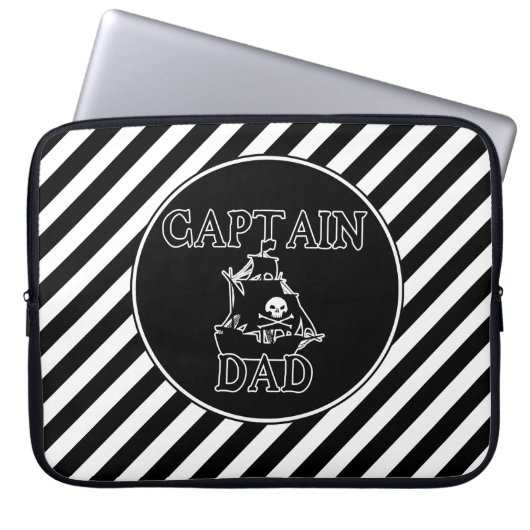 Captain Vater Laptop Sleeve (Vorderseite)