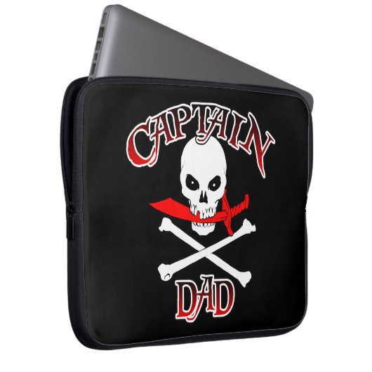 Captain Vater Laptopschutzhülle (Vorne Rechts)