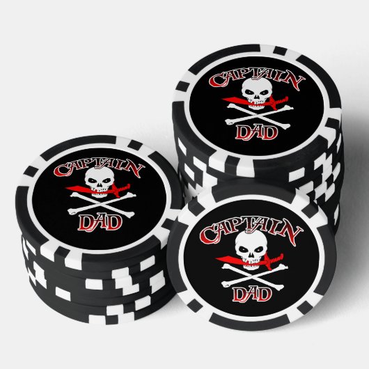 Captain Vater Poker Chips (Stapel)