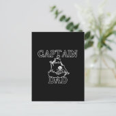 Captain Vater Postkarte (Stehend Vorderseite)
