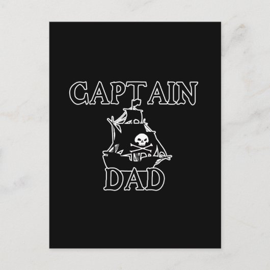 Captain Vater Postkarte (Vorderseite)