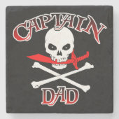 Captain Vater Stone Untersetzer (Vorderseite)