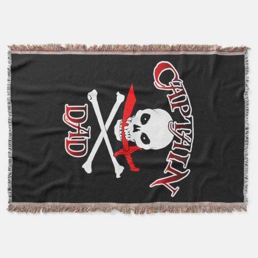 Captain Vater Throw Blanket Decke (Vorderseite)