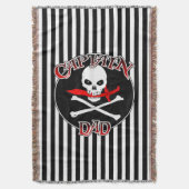 Captain Vater Throw Blanket Decke (Vorderseite Vertikal)
