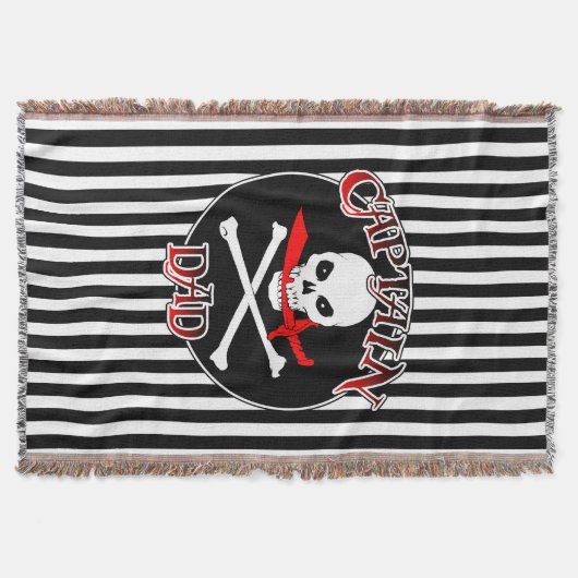 Captain Vater Throw Blanket Decke (Vorderseite)