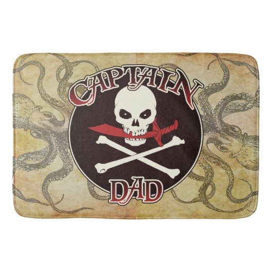 Captain Vater - Von den Deep begeistert Badematte (Vorderseite)