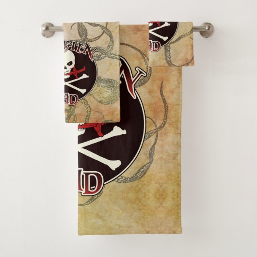 Captain Vater - Von den Deep begeistert Badhandtuch Set (Insitu)