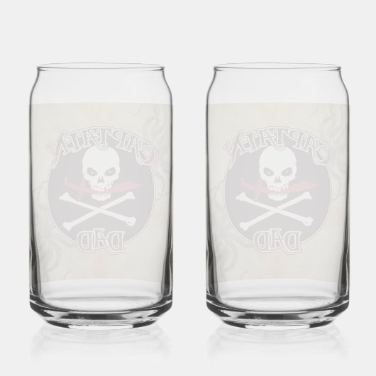 Captain Vater - Von den Deep begeistert Dosenglas (Rückseite)