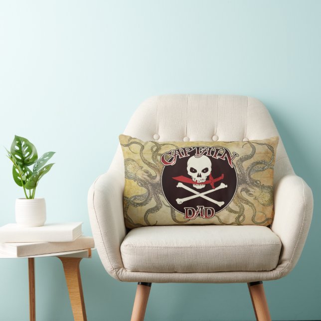 Captain Vater - Von den Deep begeistert Lendenkissen (Stuhl )