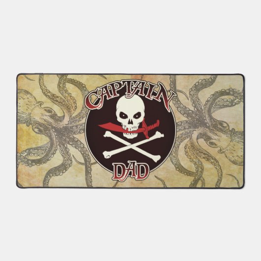 Captain Vater - Von den Deep begeistert Schreibtischunterlage (Vorderseite)