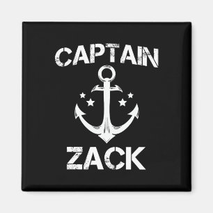 Captain Zack Funny Birthday Personalisiert Name Bo Magnet