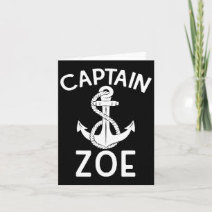 Captain Zoe Schiff Segelboot Yacht Karte