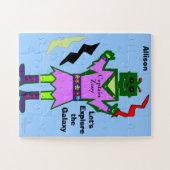 Captain Zoey Girl Robot Pink Outfit Blume Puzzle (Horizontal)