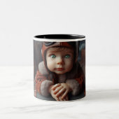 "Captain" Zweifarbige Tasse (Mittel)