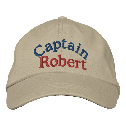 Captain's Cap by SRF Bestickte Kappe (Vorderseite)