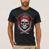 "Captain's Creed: Pirate Skull T - Shirt" T-Shirt (Vorderseite)