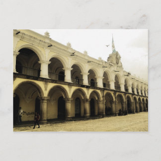 Captain's guard in Antigua Guatemala Postkarte