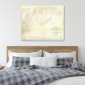 Captain's Island E, W Leinwanddruck (Insitu (Schlafzimmer))
