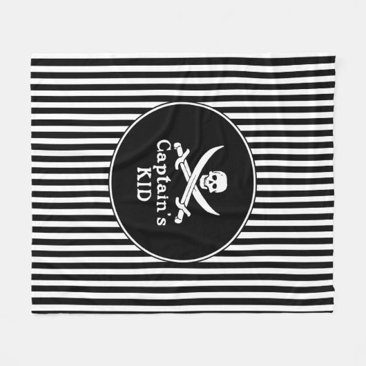 Captain's Kid Fleecedecke (Vorderseite (Horizontal))