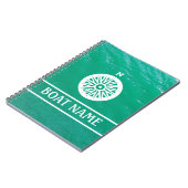 Captain's Log - Kompass Notizblock (Linke Seite)