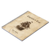 Captain's Log Notebook Notizblock (Linke Seite)