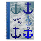Captain's Log Spiral Fotobook Notizblock (Vorderseite)