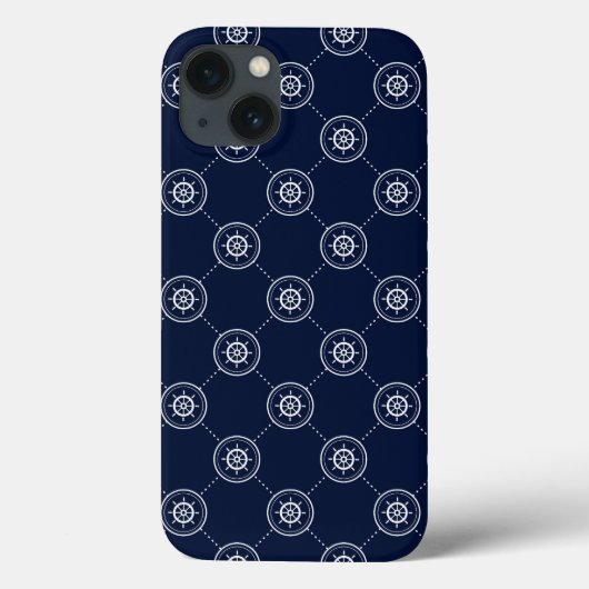 Captain's Wheel Pattern Case-Mate iPhone Hülle (Rückseite)