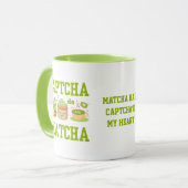 CAPTCHA DA MATCHA Fun Latte Drinker Tasse (Vorderseite Links)