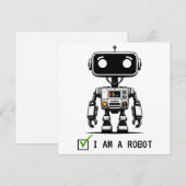 Captcha Robot - Ich bin ein Roboter (Vorne/Hinten)