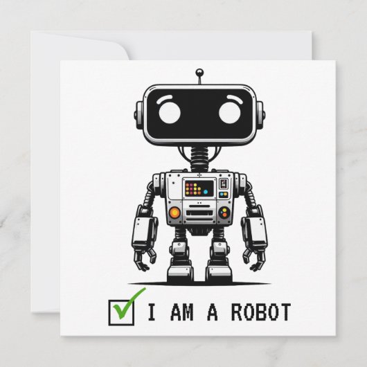 Captcha Robot - Ich bin ein Roboter (Vorderseite)