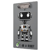 Captcha Robot - Ich bin ein Roboter Klemmbrett (Links)