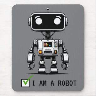 Captcha Robot - Ich bin ein Roboter Mousepad
