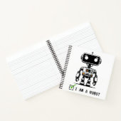 Captcha Robot - Ich bin ein Roboter Notizblock (Innenseite)