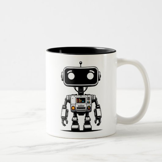 Captcha Robot - Ich bin ein Roboter Zweifarbige Tasse (Rechts)
