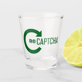 CAPTCHA Shot Glass - Bot-Blocking Barware Schnapsglas