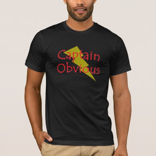 Captian offensichtlich T-Shirt (Vorderseite)