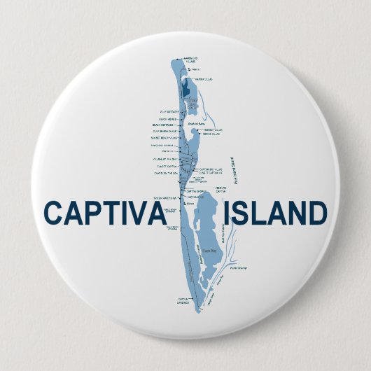 Captiva Insel Button (Vorderseite)