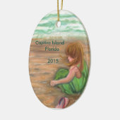 Captiva Insel-Florida-Kunst Keramikornament (Links)