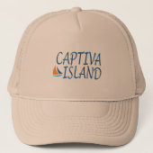 Captiva Insel Truckerkappe (Vorderseite)