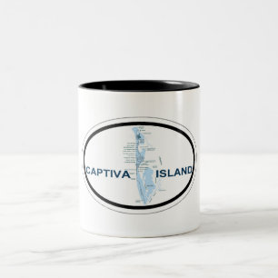 Captiva Insel Zweifarbige Tasse