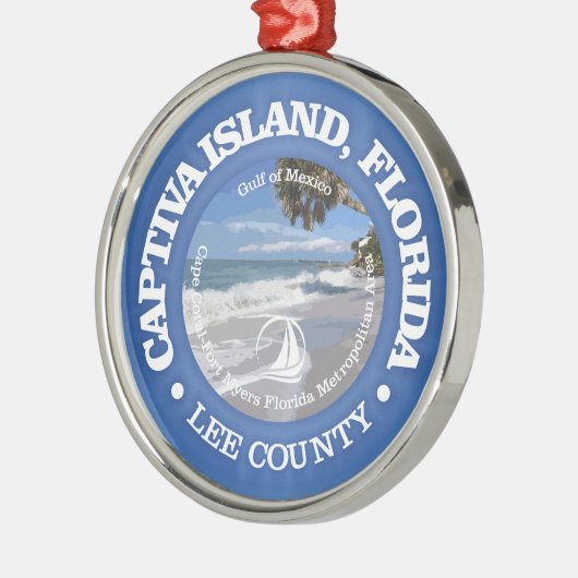 Captiva Island (C) Ornament Aus Metall (Links)