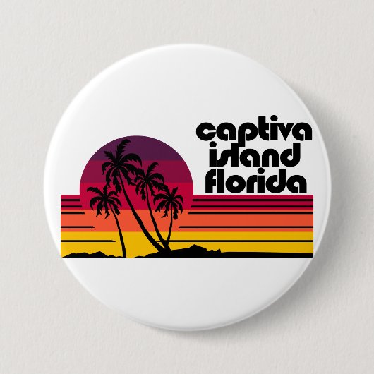 Captiva Island Florida Button (Vorderseite)