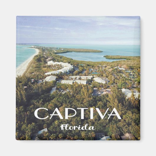 Captiva Island, Florida Foto Magnet (Vorne)